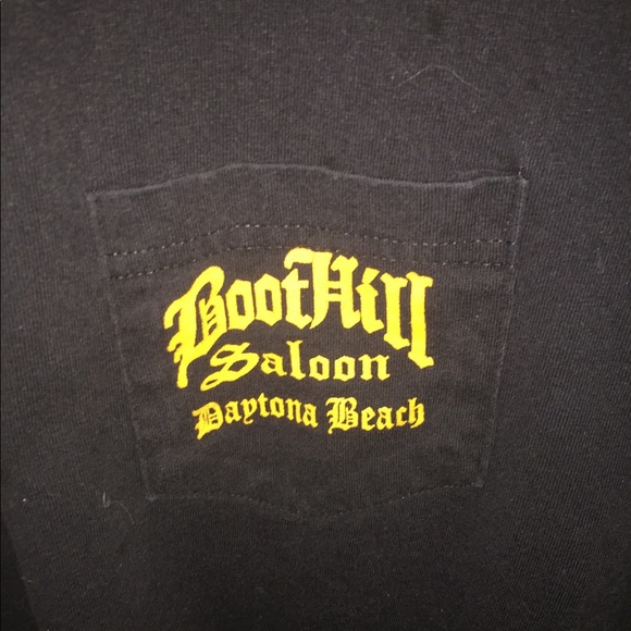 Boot Hill Saloon Black t-shirt Mens XL - Picture 3 of 6